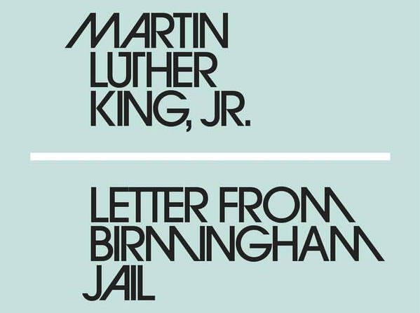 SAT考試備考書單-《Letter from Birmingham Jail》